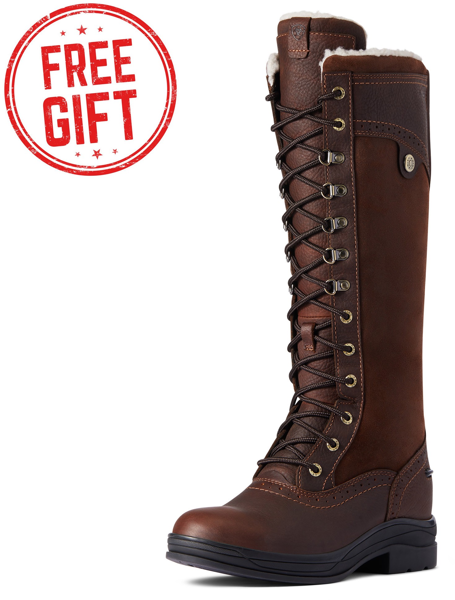 ariat lace up tall boots