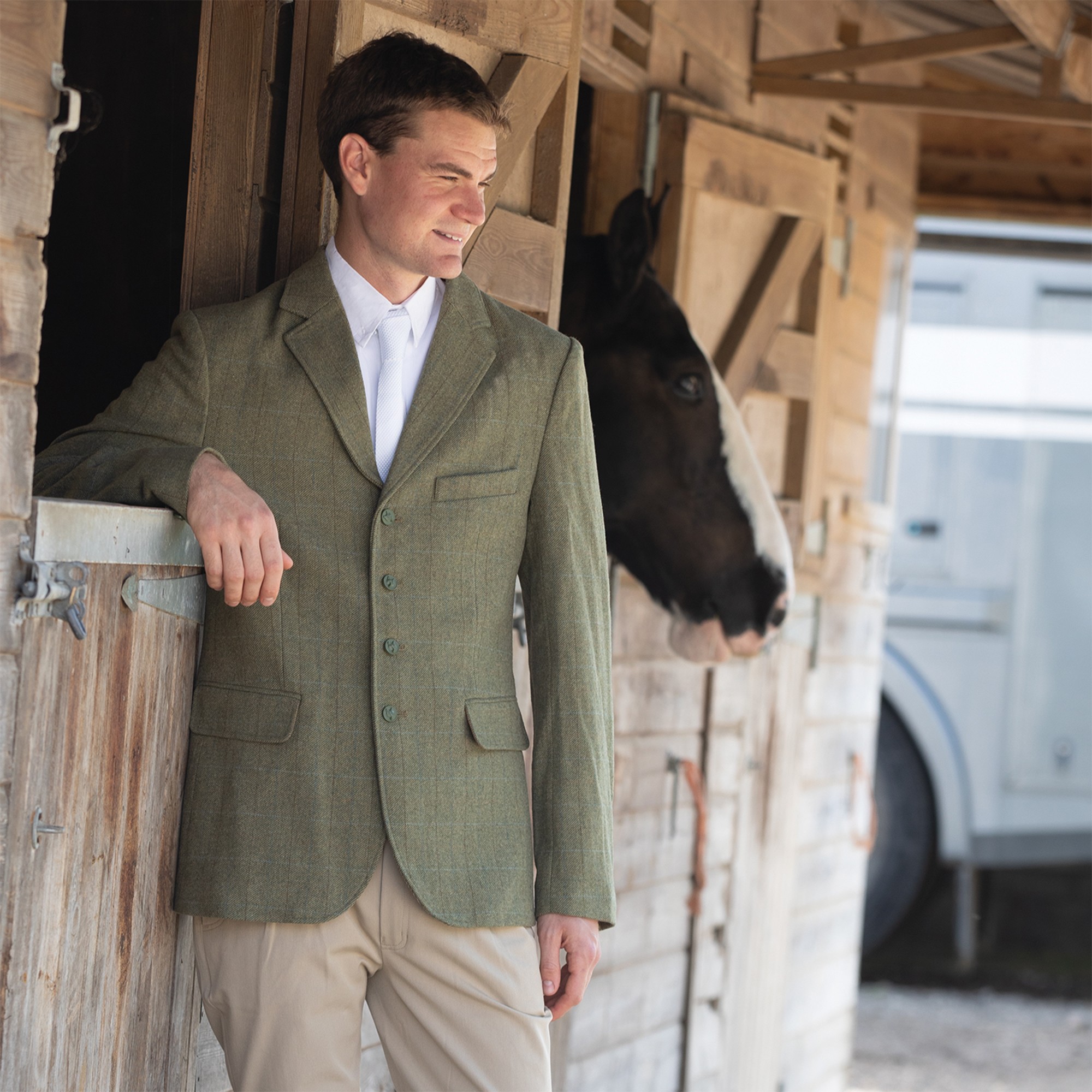 Equetech tweed store waistcoat