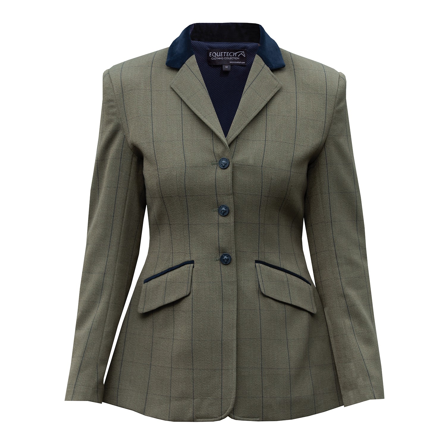 Equetech Bellingham Stretch Deluxe Tweed Riding Jacket Townfields