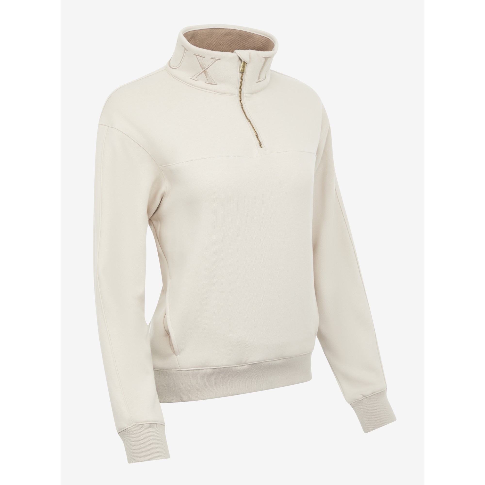 LeMieux Kali Quarter Zip Sweat Stone - Townfields Saddlers