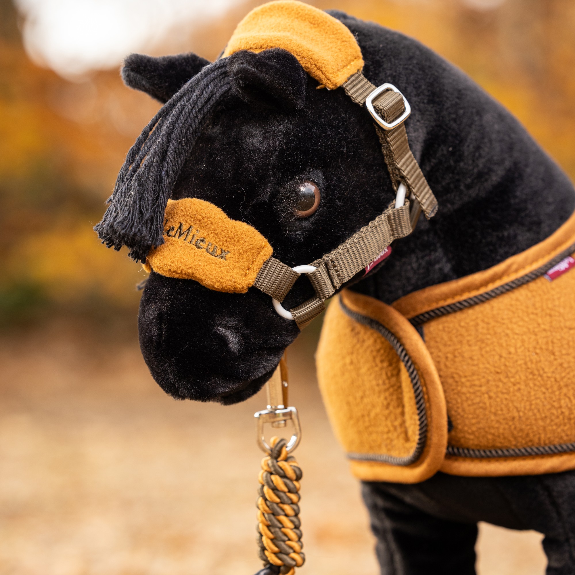 LeMieux Toy Pony Vogue Headcollar & Leadrope Ginger - Townfields Saddlers