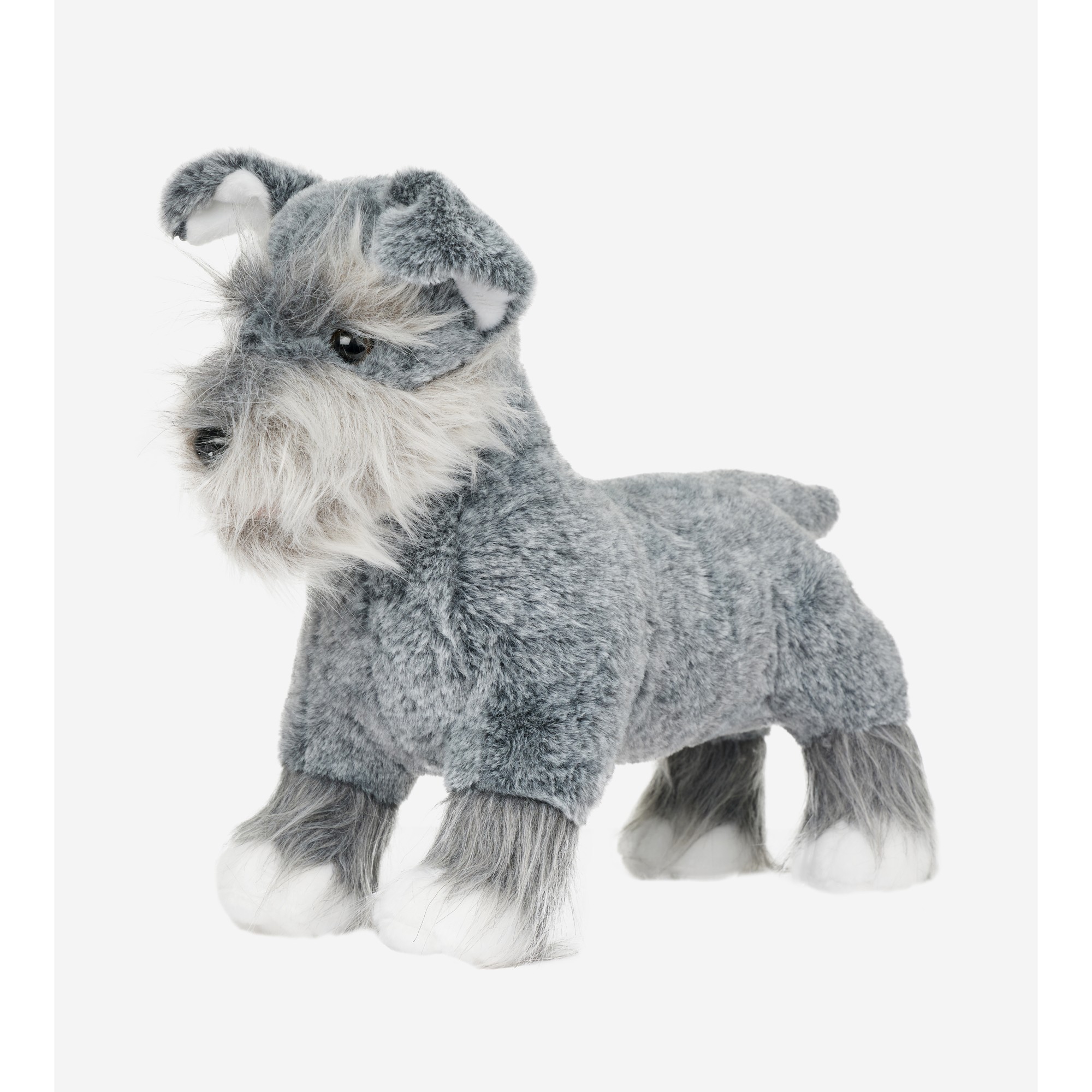 Plush schnauzer dog online