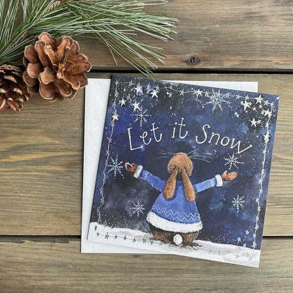 Alex Clark Let It Snow Christmas Card