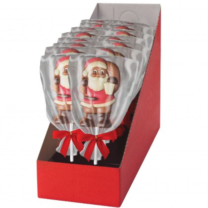 Chocolate Santa Lollypop