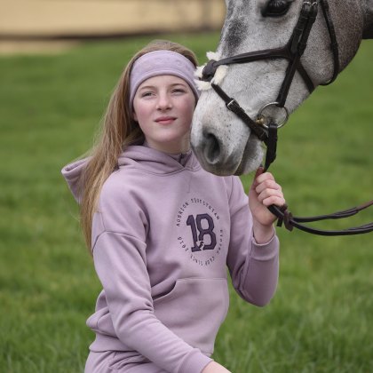 Aubrion Serene Hoodie Young Rider Mauve