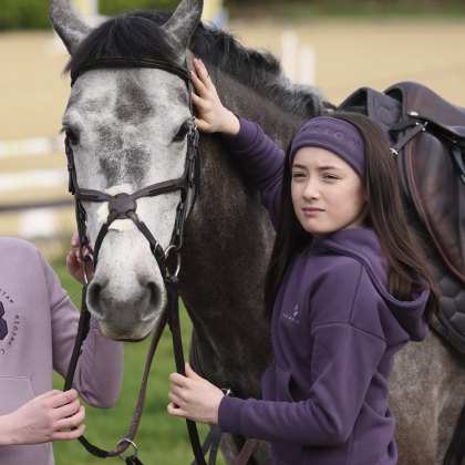 Aubrion Serene Hoodie Yound Rider Purple