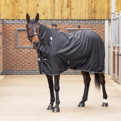 Shires Tempest Lite Combo Stable Rug Black