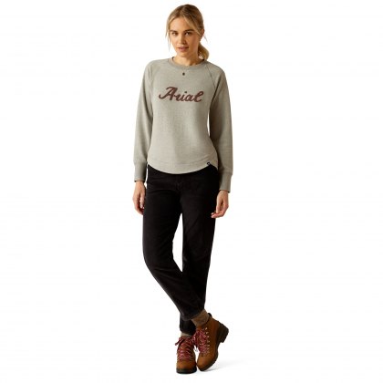 Ariat Ladies Benicia Sweatshirt Heather Grey