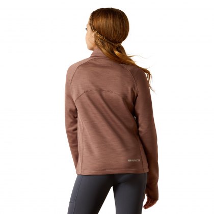 Ariat Junior Tek Team 1/2 Zip Sweatshirt Twilight Mauve