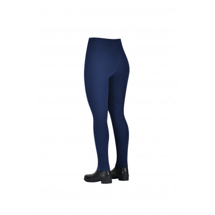 Saxon Warm Up Zip Front Ladies Jodhpurs Navy