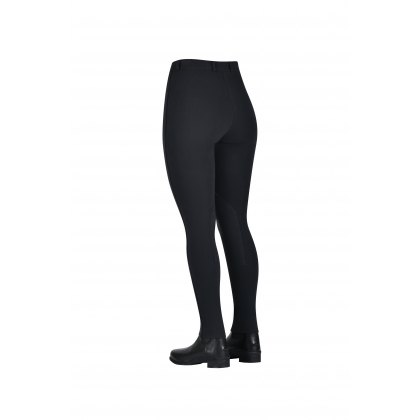 Saxon Warm Up Zip Front Ladies Jodhpurs Black