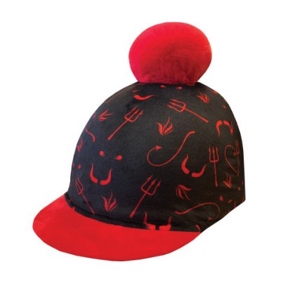 Equetech Devilish Pom-Pom Hat Silk