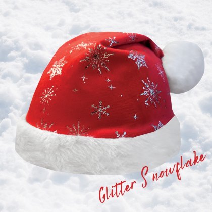 Equetech Santas Hat Snowflake Hat Silk