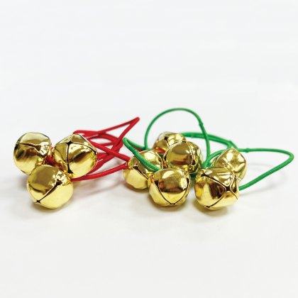 Equetech Christmas Sleigh Bells Plaiting Bands