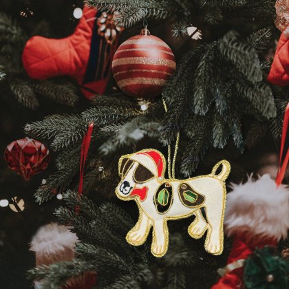 Equetech Christmas Decorations - Jack Russell