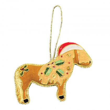 Equetech Christmas Decorations - Shetland Pony