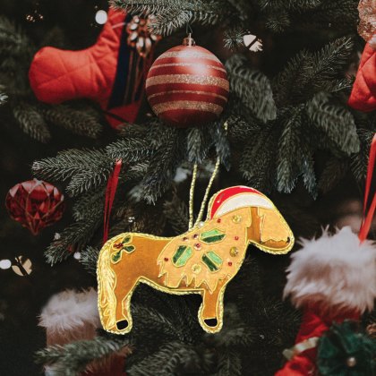 Equetech Christmas Decorations - Shetland Pony