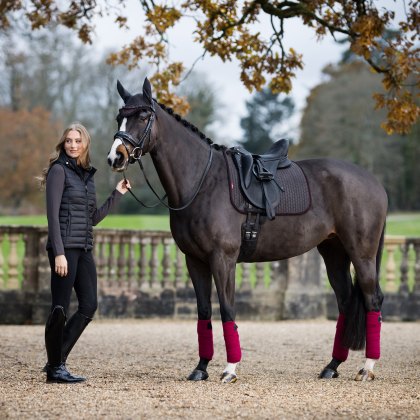 LeMieux Suede Dressage Square Cinder