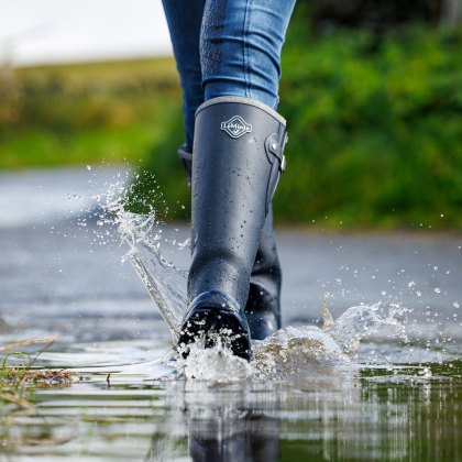 LeMieux Stride Wellington Boots Navy