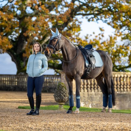 LeMieux Suede Dressage Square Glacier