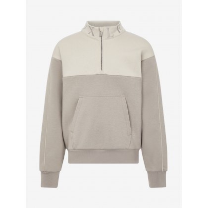 LeMieux Young Rider Kate Quarter Zip Sweat Ash/Stone