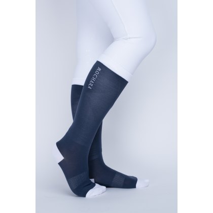 Mochara Long Riding Socks - Indigo Blue