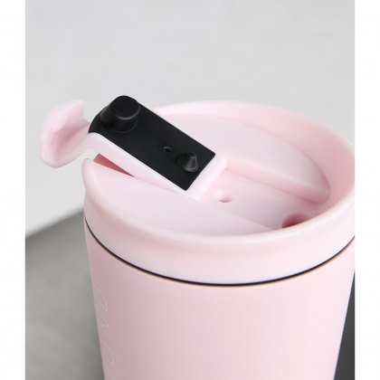 Aztec Diamond Travel Mug Pink