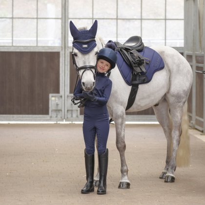 Aubrion Eltar Riding Tights - Young Rider Navy