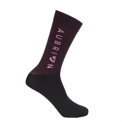 Aubrion Eltar Socks Black Cherry