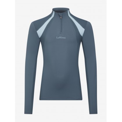 LeMieux Young Rider Mia Mesh Base Layer Petrol