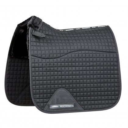 Weatherbeeta Prime Comfy Fleece Dressage Saddle Pad Black