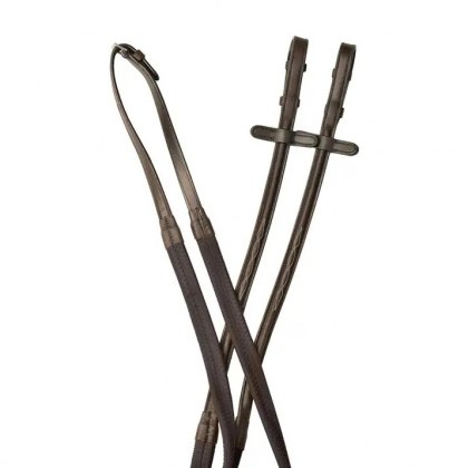 Collegiate Comfitec Opulux Fancy Raised Rubber Reins Brown 54