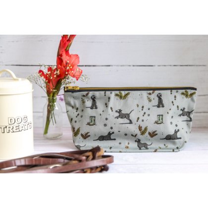 Emily Cole Labrador Pattern Wash Bag