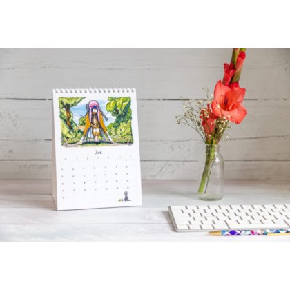 Emily Cole 2025 Desk Calendar