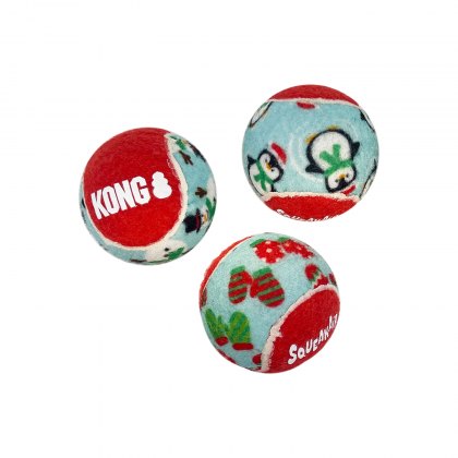 KONG Holiday Squeakair Balls 6 Pack