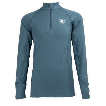 Woof Wear Young Rider Tech Shirt Mineral Blue