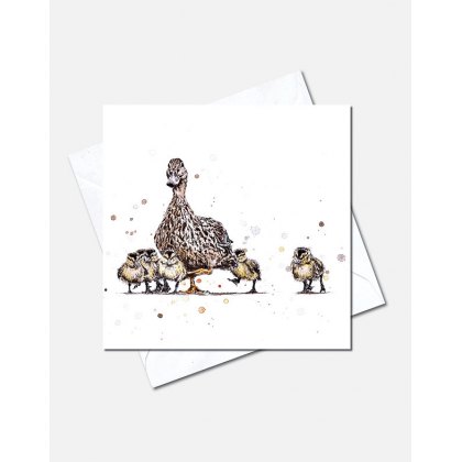 Eleanor Tomlinson Mother Duck Greeting Card