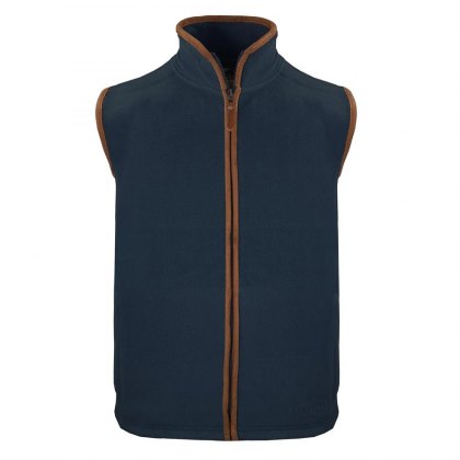 Hazy Blue Bentley Mens Gilet - Navy  