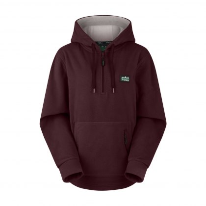 Ridgeline Ladies Ballistic Fleece Hoodie Winter Berry 