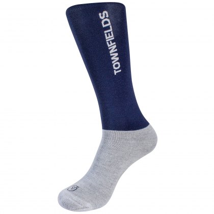 Townfields Performance Riding Socks - Navy