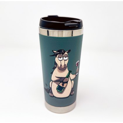 Emily Cole Pass The Wine Travel Mug