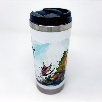 Emily Cole Pheasant Greeting Travel Mug