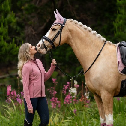 LeMieux Faye Fleece Zip Through Peony