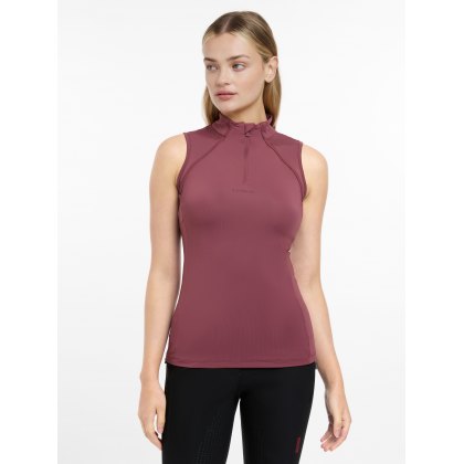 LeMieux Maria Mesh Sleeveless Baselayer Rosewood