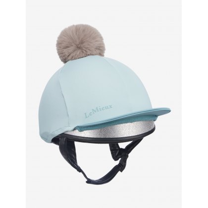 LeMieux Pom Hat Silk Aqua/Lagoon