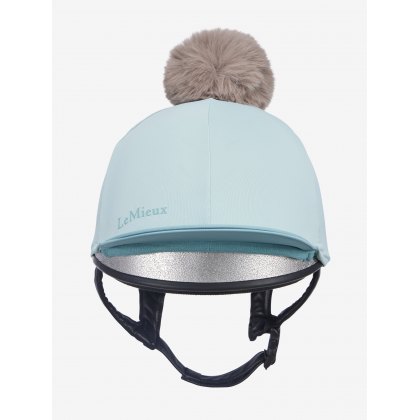 LeMieux Pom Hat Silk Aqua/Lagoon