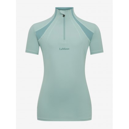 LeMieux Young Rider Short Sleeve Mia Mesh Baselayer Aqua