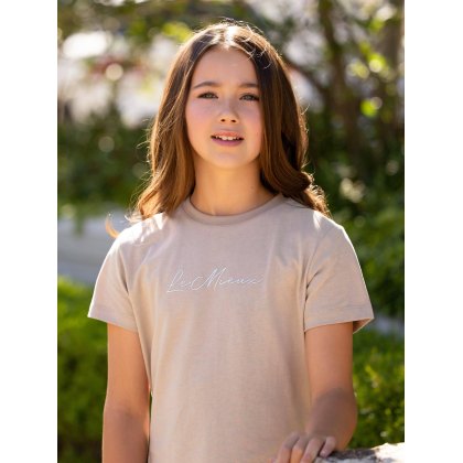 LeMieux Young Rider Arianna T-Shirt Almond