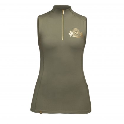 Aubrion Team Sleeveless Baselayer Moss