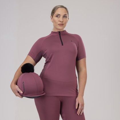 Aubrion React Short Sleeve Baselayer Mauve